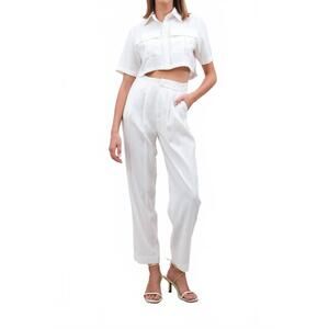 NEW PARENTEZI gretta pant in white